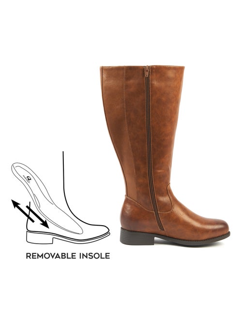 Gabylou - Bottes 2XL pour mollets larges - Modele Orange - Kiabi