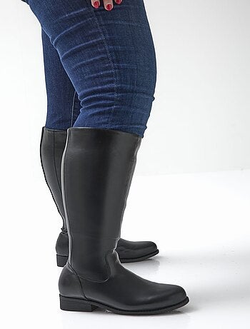 Gabylou - Bottes 2XL pour mollets larges - Modele Orange