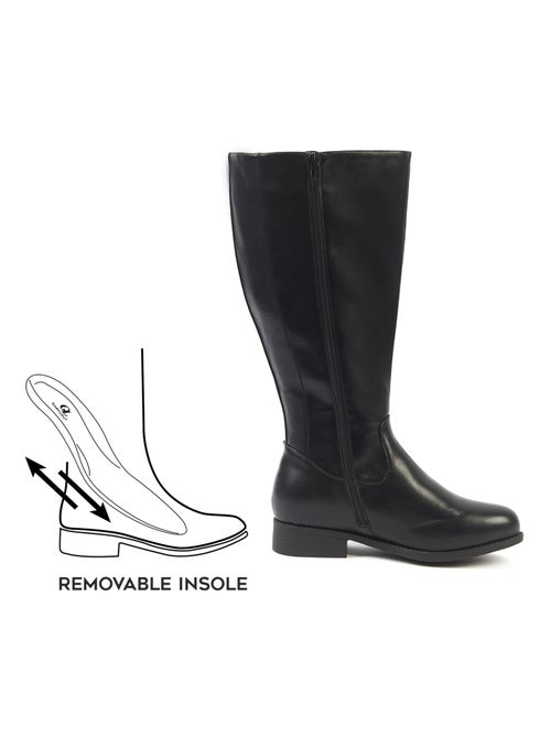 Gabylou - Bottes 2XL pour mollets larges - Modele Orange - Kiabi