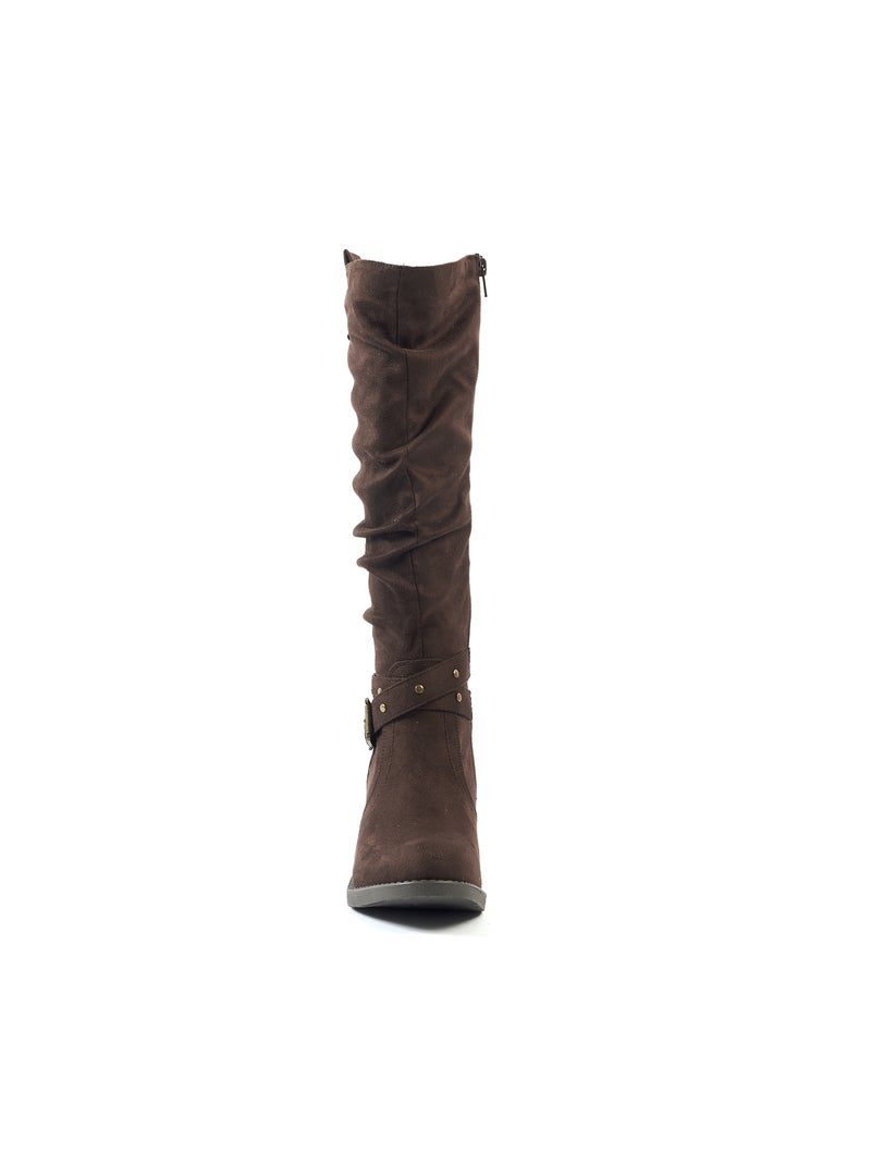Bottes Femme Custom Made Erfurt Marron Taille de Mollet 57,5 cm Bottesmolletslar