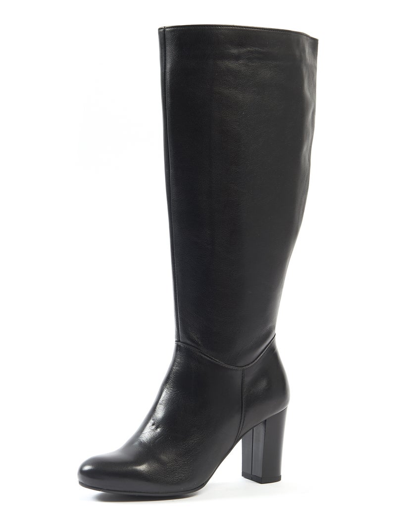 Gabylou - Bottes XL pour mollets larges - Modele Clara Noir - Kiabi
