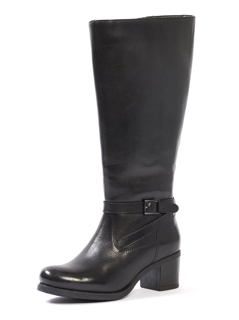 Gabylou - Bottes XL pour mollets larges - Modele Lily Noir - Kiabi
