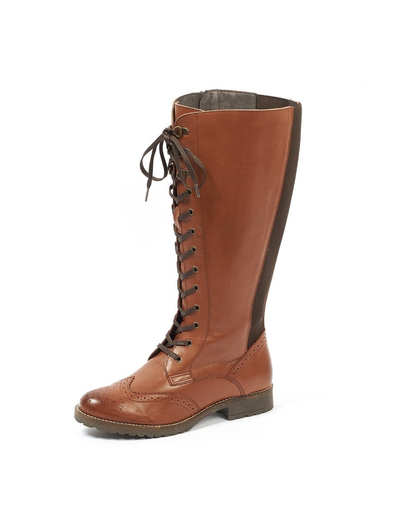 GABYLOU Modele Marta Bottes à Talon Confort Mollets Larges Femmes 2 XL