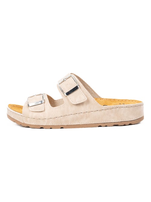 Gabylou - Sandales largeur H pour pieds larges - Modele Hibiscus - Kiabi