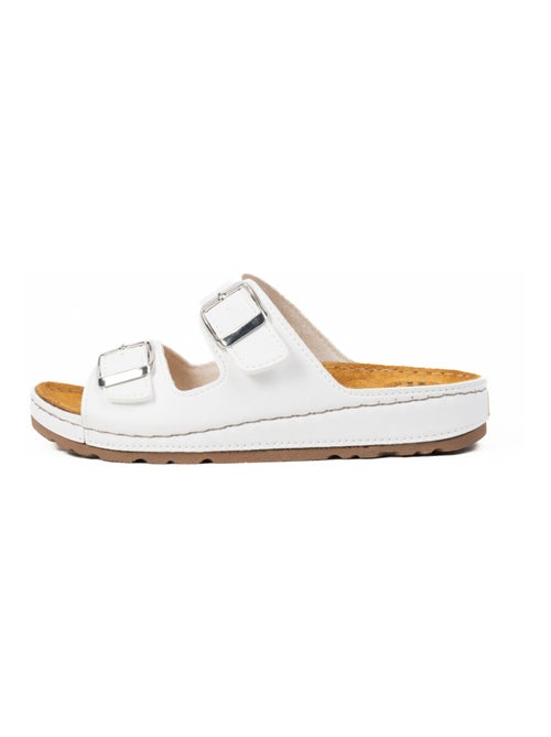 Gabylou - Sandales largeur H pour pieds larges - Modele Hibiscus - Kiabi