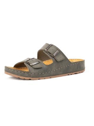 Gabylou - Sandales largeur H pour pieds larges - Modele Hibiscus