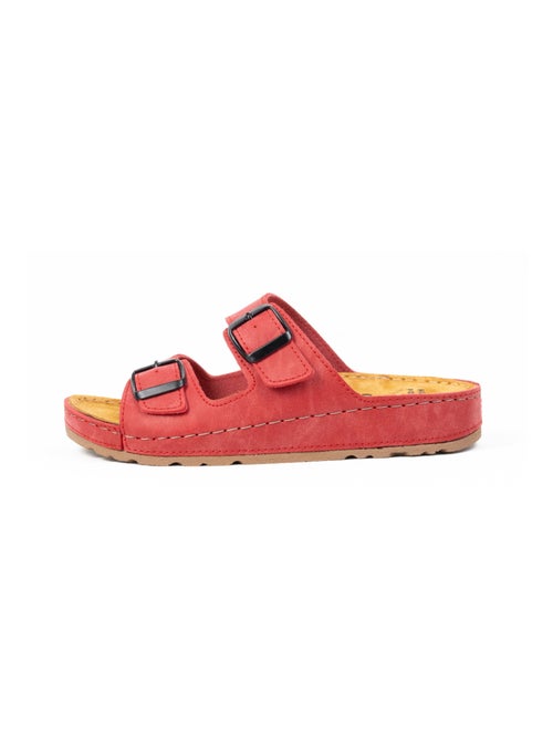 Gabylou - Sandales largeur H pour pieds larges - Modele Hibiscus - Kiabi