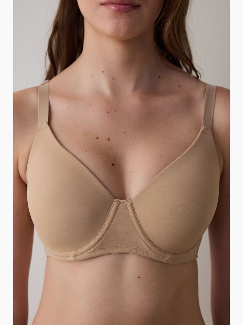Gainant rembourré penti Beige argile - Kiabi