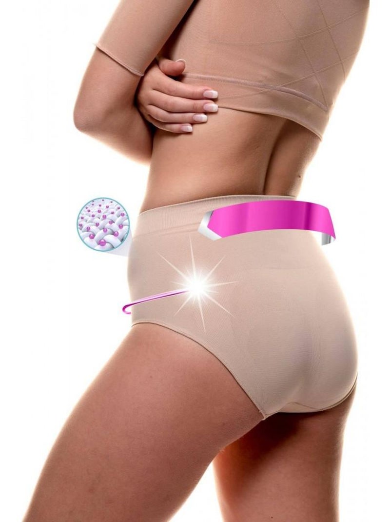 Gaine amincissante 3D pour ventre plat, Gina Beige - Kiabi