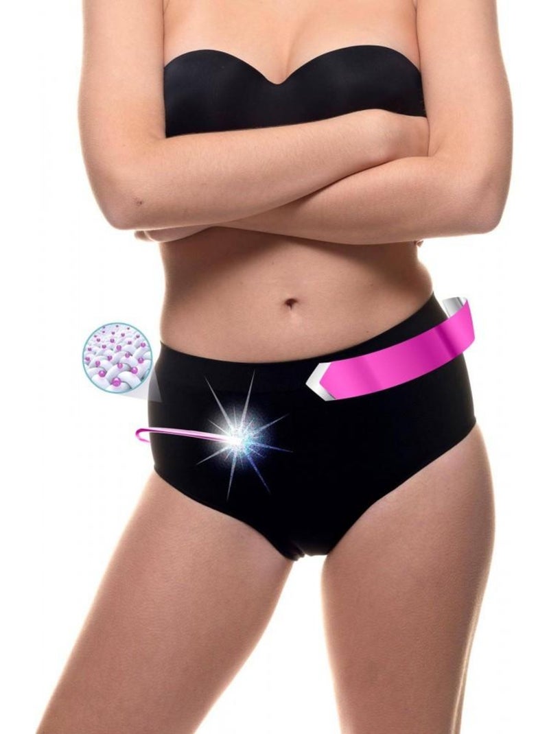 Gaine amincissante 3D pour ventre plat, Gina Noir Noir - Kiabi