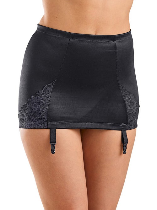 Gaine avec jarretelles tulle et dentelle - Afibel - Kiabi