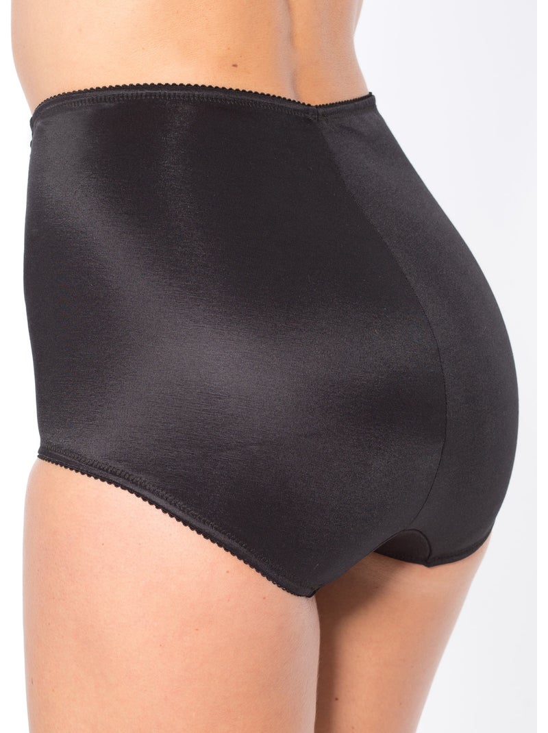 Gaine-culotte à plastron brodé - DAXON Noir Noir - Kiabi