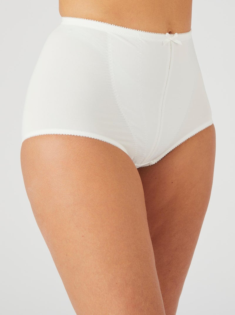 Gaine-culotte maintien ferme, Perfect Fit by Damart. - Damart Blanc - Kiabi