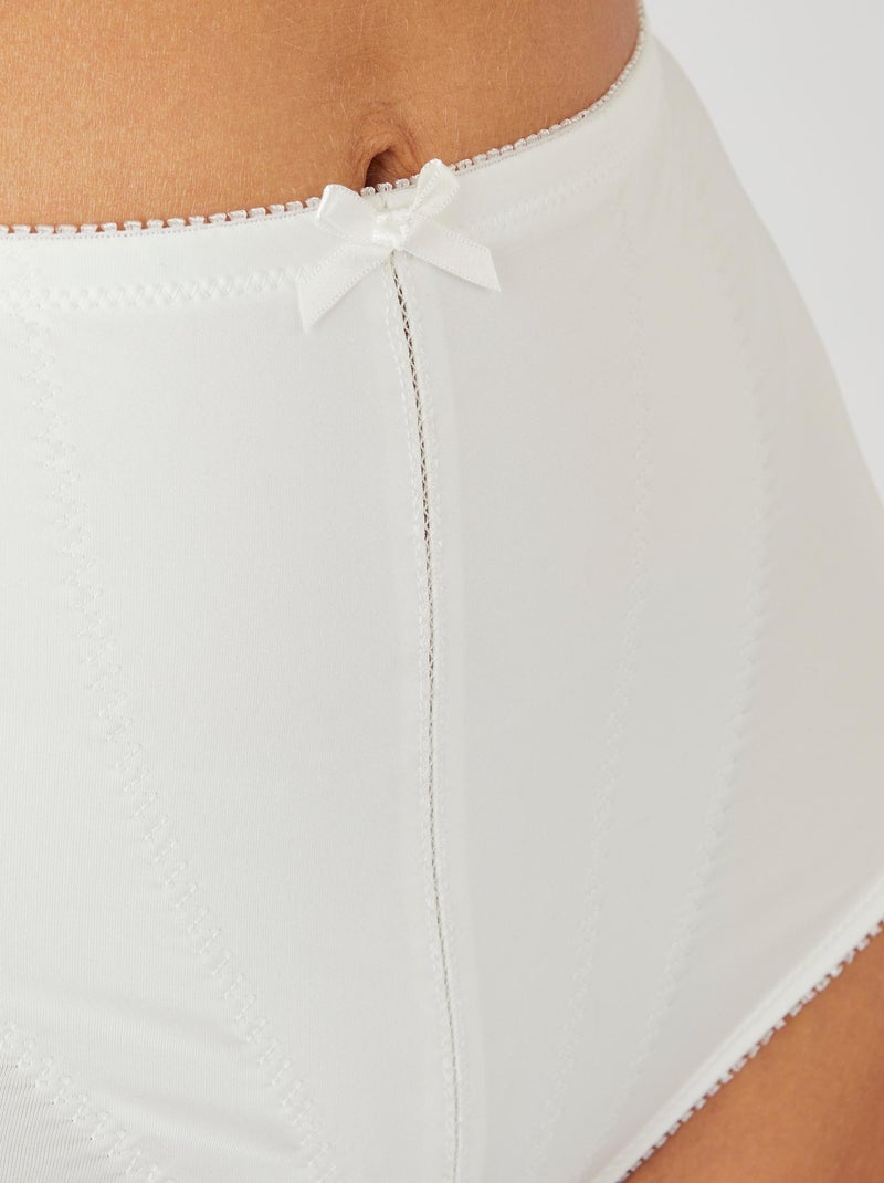 Gaine-culotte maintien ferme, Perfect Fit by Damart. - Damart Blanc - Kiabi
