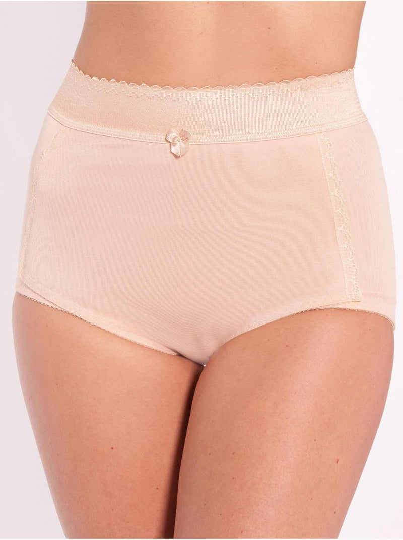Gaine-culotte plastron ventre plat - DAXON Beige - Kiabi