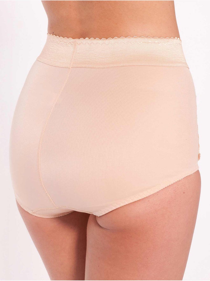 Gaine-culotte plastron ventre plat - DAXON Beige - Kiabi