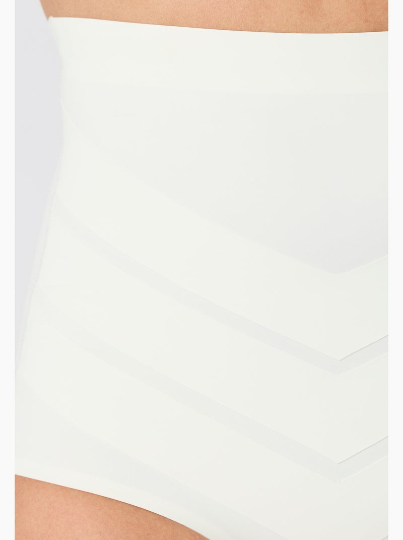 Gaine-culotte taille haute, maintien ferme Perfect Fit by Damart - Damart Blanc - Kiabi
