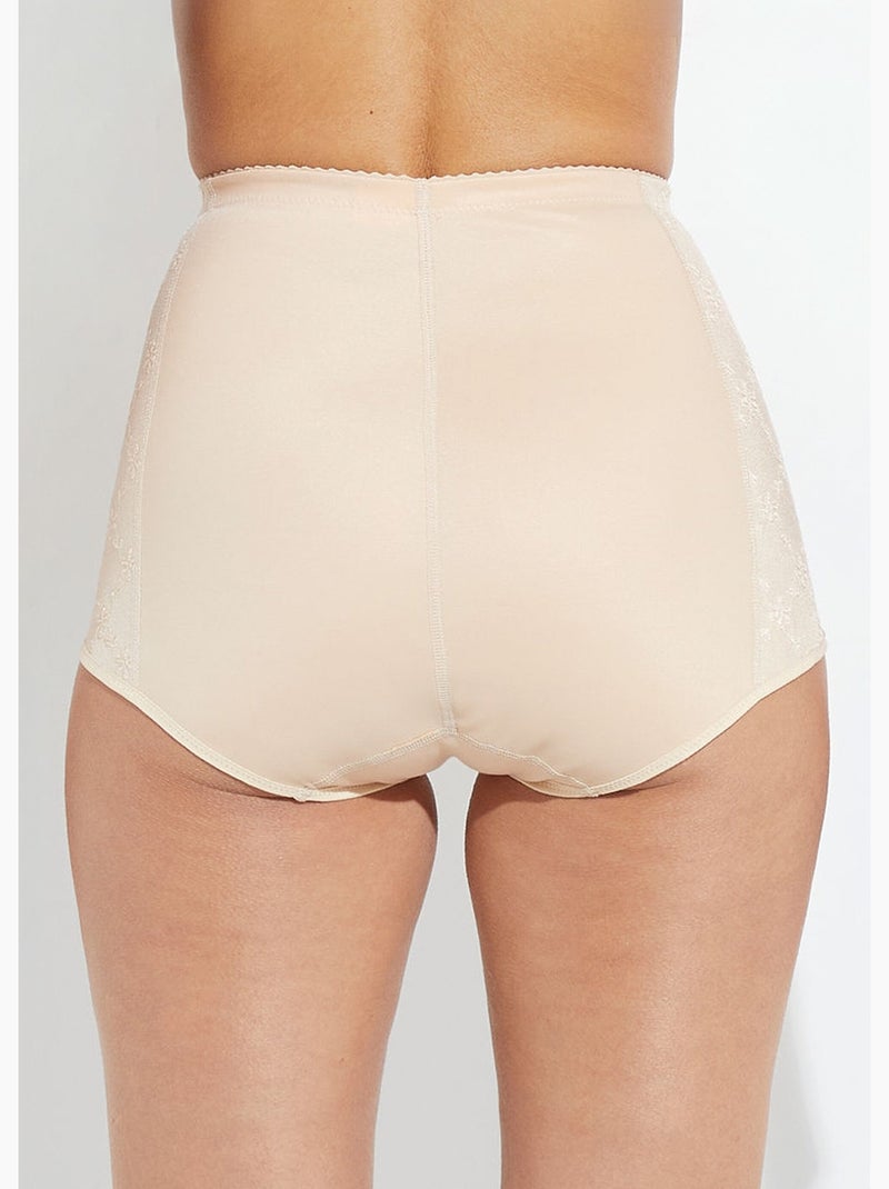 Gaine-culotte taille haute ventre plat - Afibel Beige - Kiabi