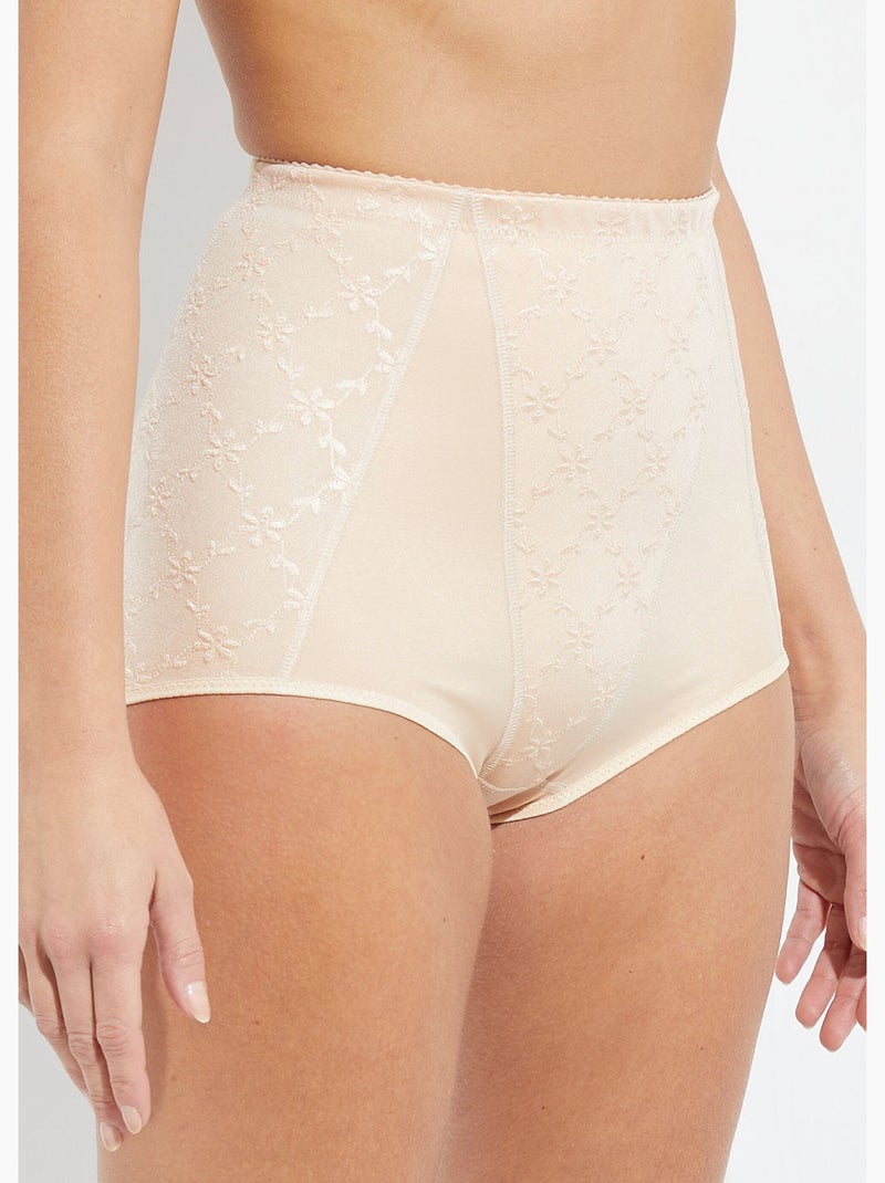 Gaine-culotte taille haute ventre plat - Afibel Beige - Kiabi
