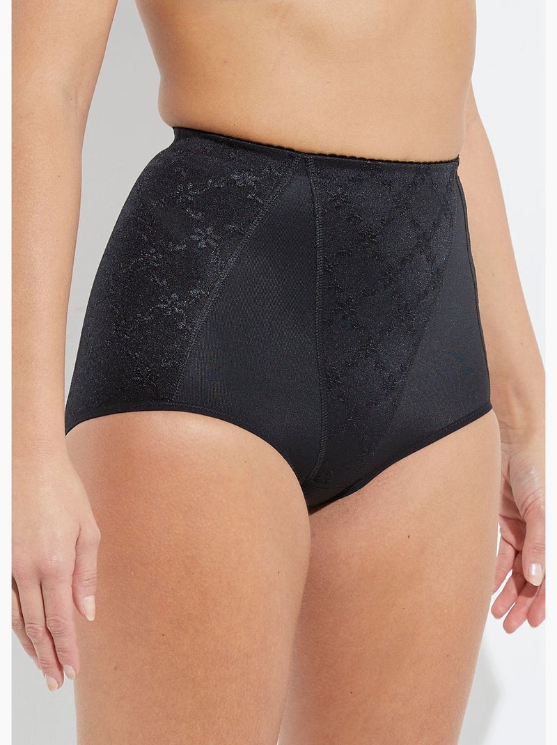 Gaine-culotte taille haute ventre plat - Afibel Noir - Kiabi