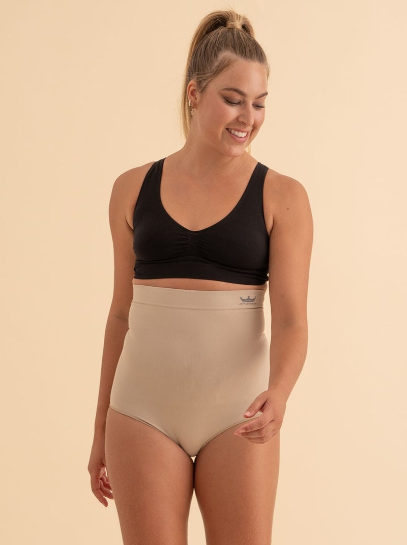 Gaine haute avec fibre Emana, Bianca Beige - Kiabi