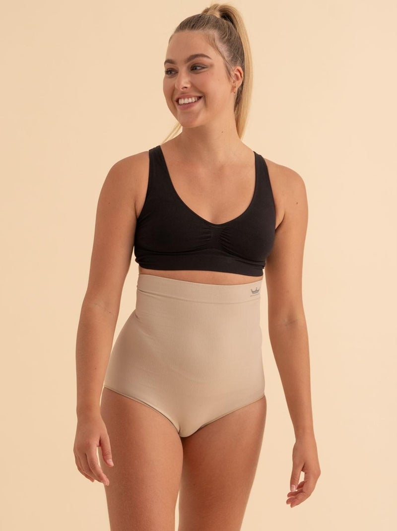 Gaine post-partum avec fibre Emana, Cloé Beige - Kiabi