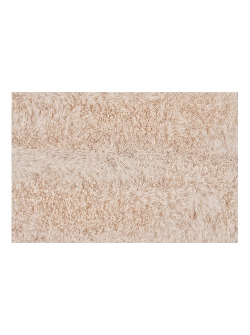 Galena Plaid - Plaid, fourrure synthétique, blanc 130x180 cm - Kiabi