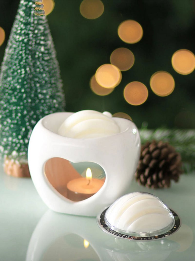 Galet à faire fondre sapin de noël Blanc - Kiabi