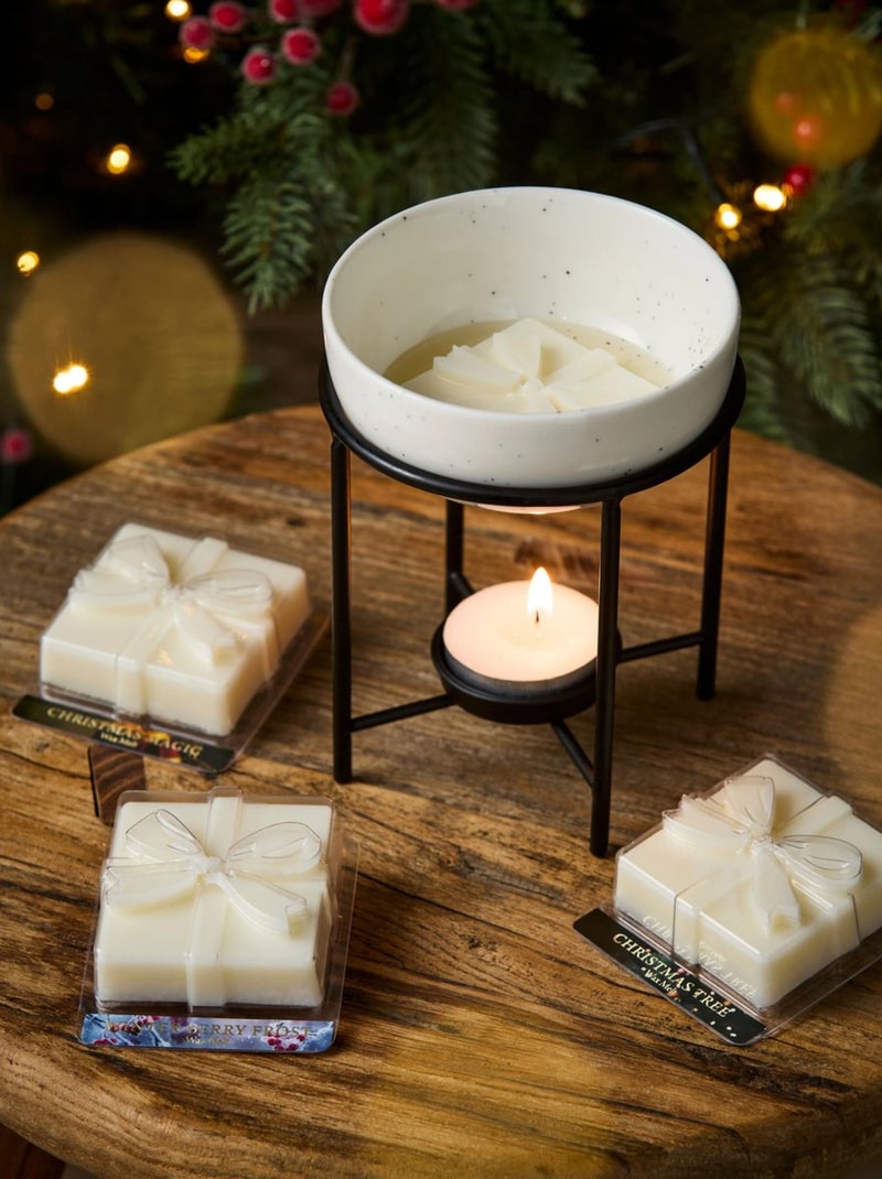 Galet à faire fondre senteur sapin de Noël Blanc - Kiabi