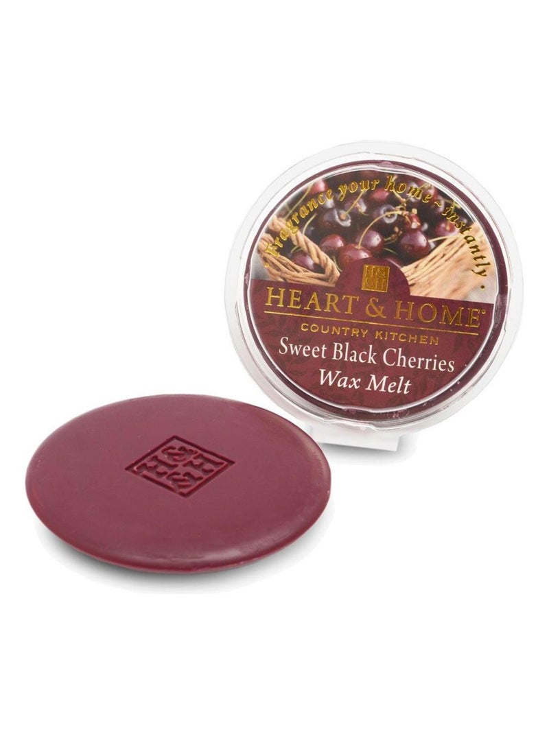 Galet pour brûle parfum cire de soja cerise noire Rouge - Kiabi