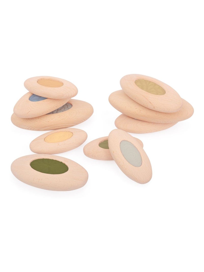 Galets sensoriels à empiler Beige - Kiabi