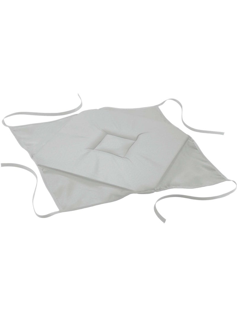 GALETTE 4 RABATS POLYESTER UNI ESSENTIEL Gris - Kiabi