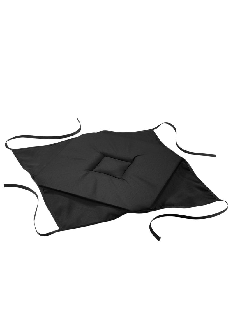 GALETTE 4 RABATS POLYESTER UNI ESSENTIEL Noir - Kiabi
