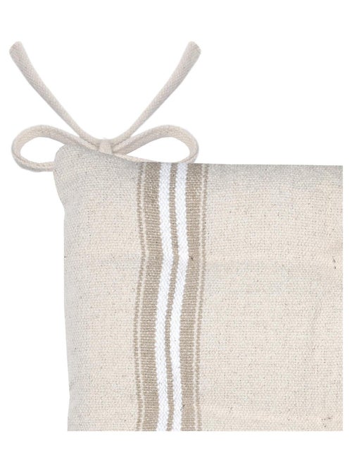 Galette de chaise  -  - Effet tapissier d'antan - Kiabi