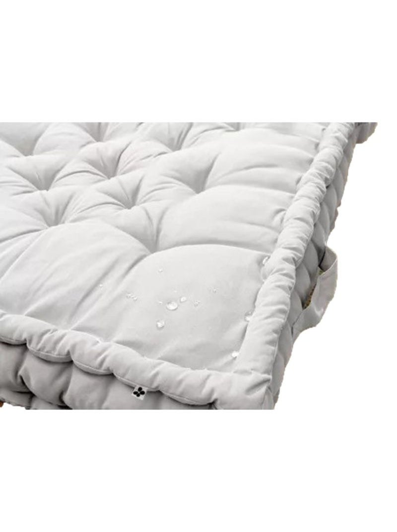 Galette de chaise -  L'effet papillon - 100% Coton Blanc - Kiabi