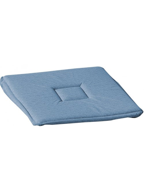 Galette de chaise 38 x 38 cm Geo lift bleu - Kiabi