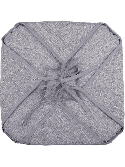 Galette de chaise 4 rabats chinée - Kiabi