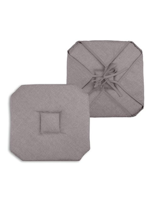 Galette de chaise 4 rabats chinée - Kiabi
