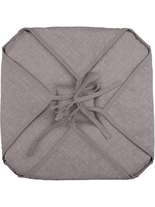 Galette de chaise 4 rabats chinée - Kiabi