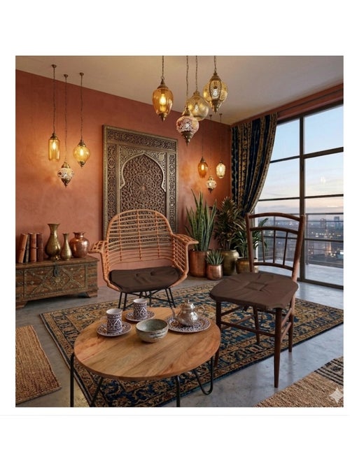 Galette de chaise 4 rabats Collection Nelsen - Kiabi Galette de chaise 4 rabats Collection Nelsen - Kiabi
