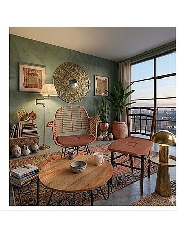Galette de chaise 4 rabats Collection Nelsen