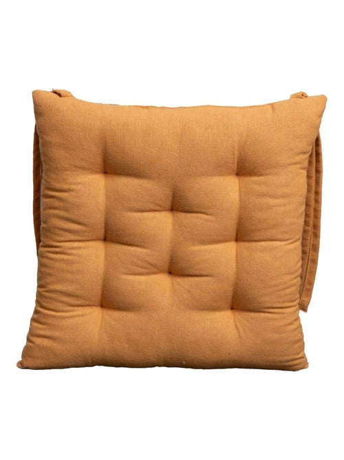 Galette de chaise 40x40x6 100%coton - Kiabi