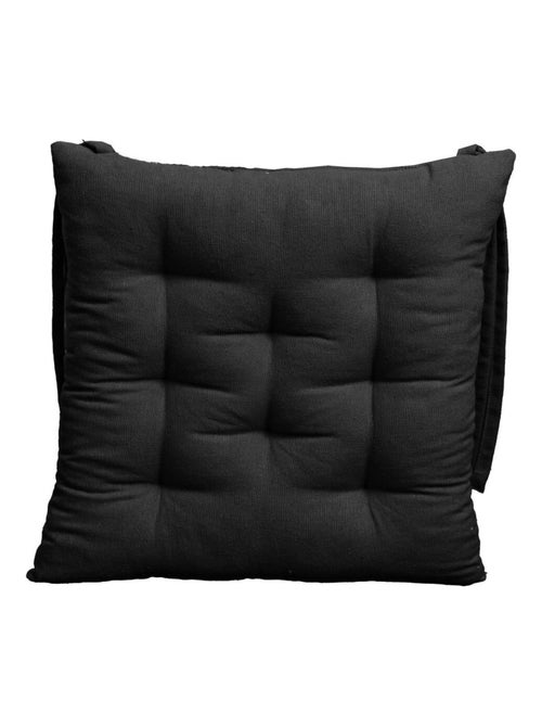 Galette de chaise 40x40x6 100%coton - Kiabi