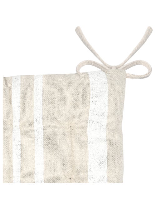 Galette de chaise à rayures - Kiabi