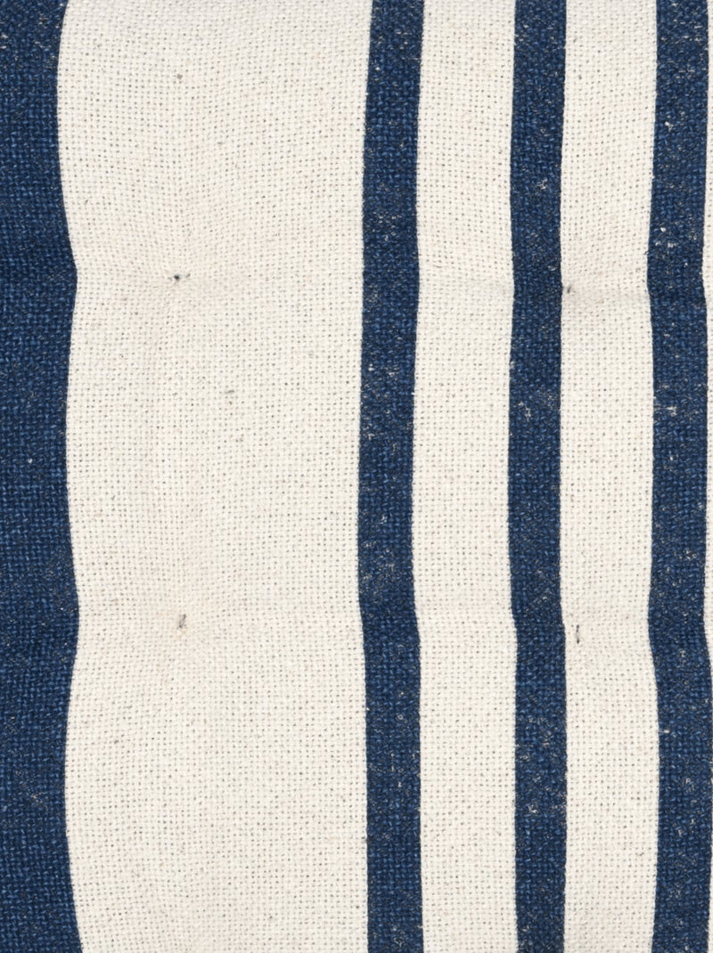 Galette de chaise à rayures Bleu marine - Kiabi