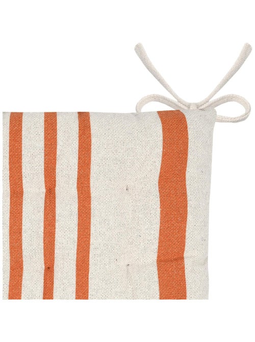 Galette de chaise à rayures - Kiabi