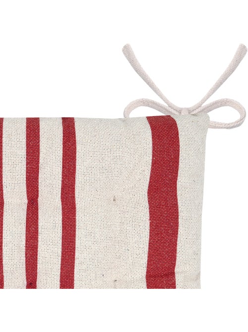 Galette de chaise à rayures - Kiabi