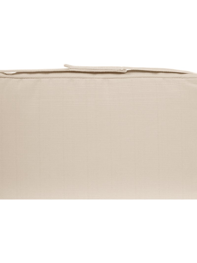 Galette de chaise à scratch "Korai" blé 40x40x4cm en polyester Beige - Kiabi