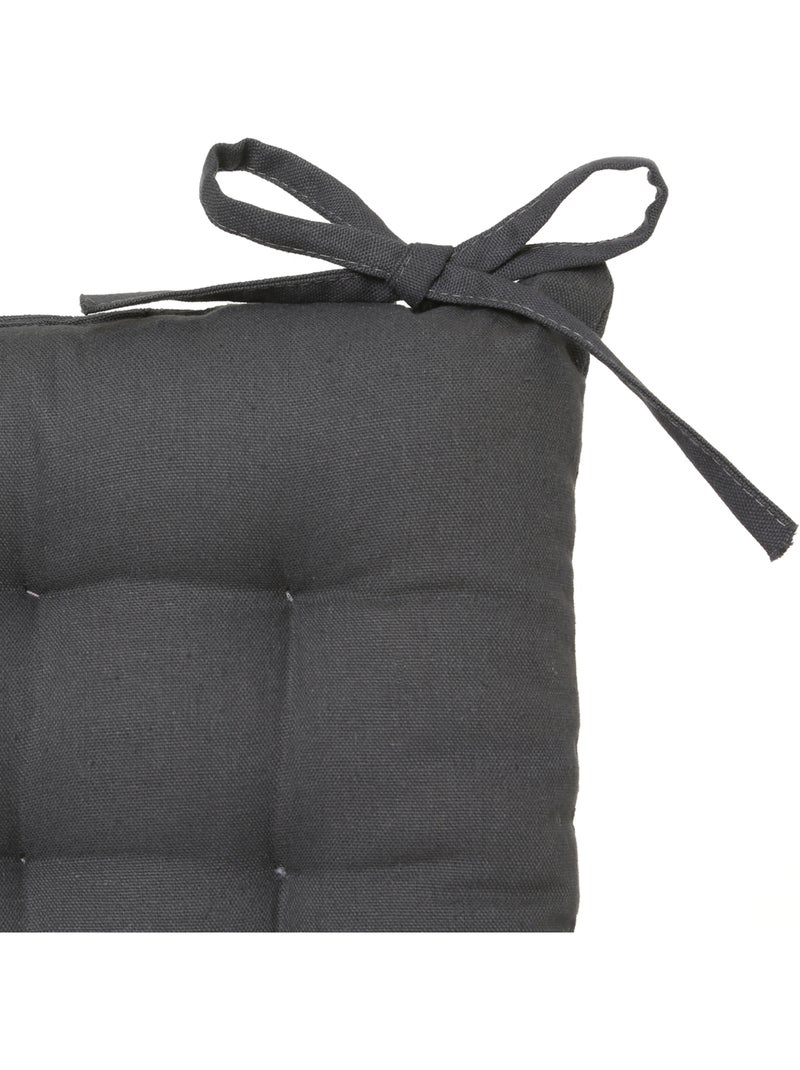 Galette de chaise ANJALI Gris foncé - Kiabi