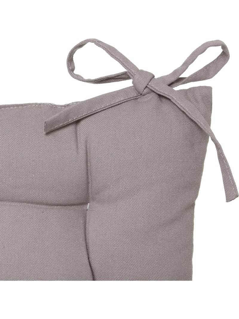 Galette de chaise ANJALI Gris galet - Kiabi